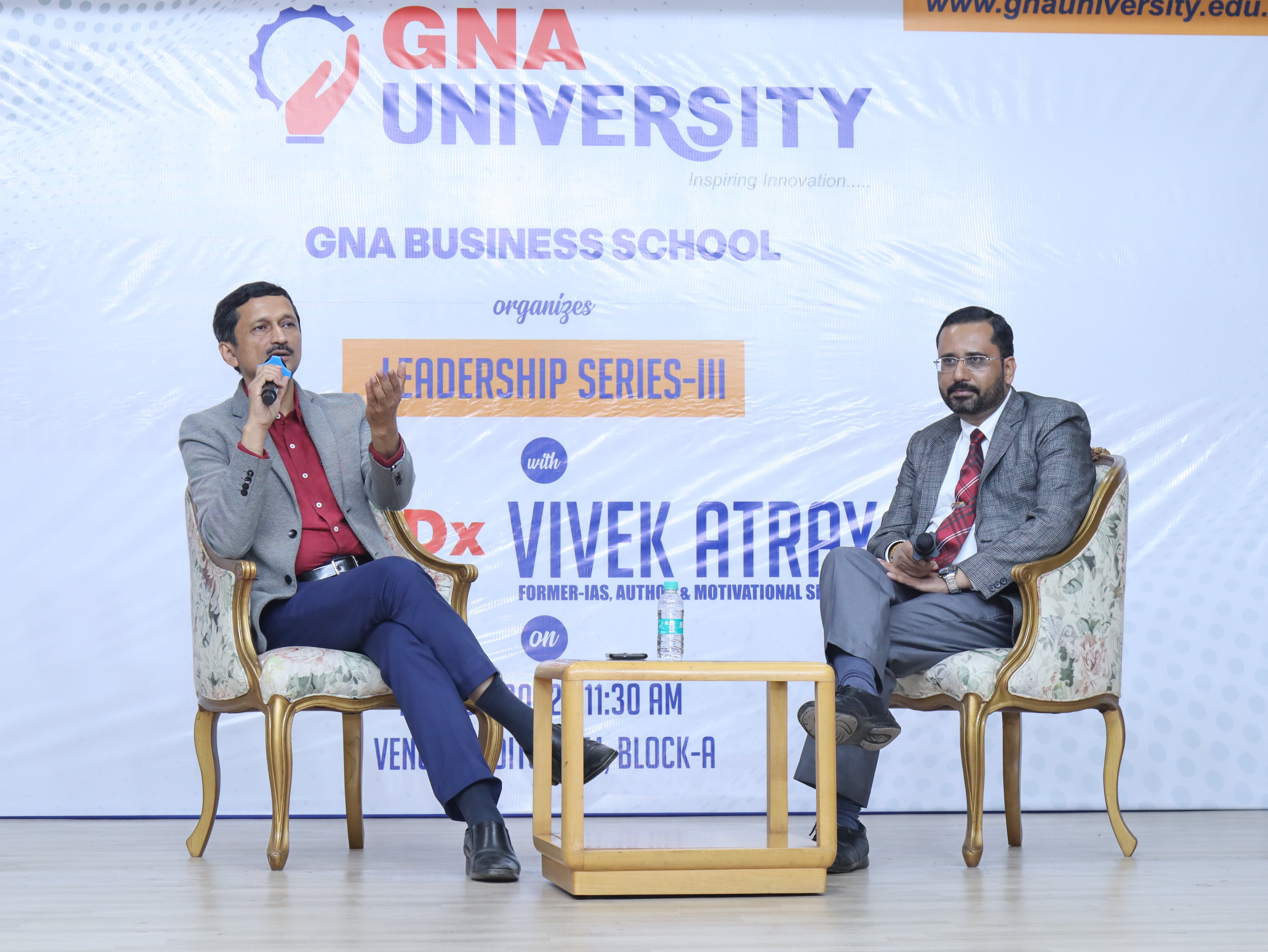 “The on-going Journey of a Visionary” @ GNA University