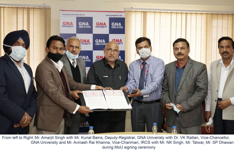GNA University Signs MOU with Indian Red Cross