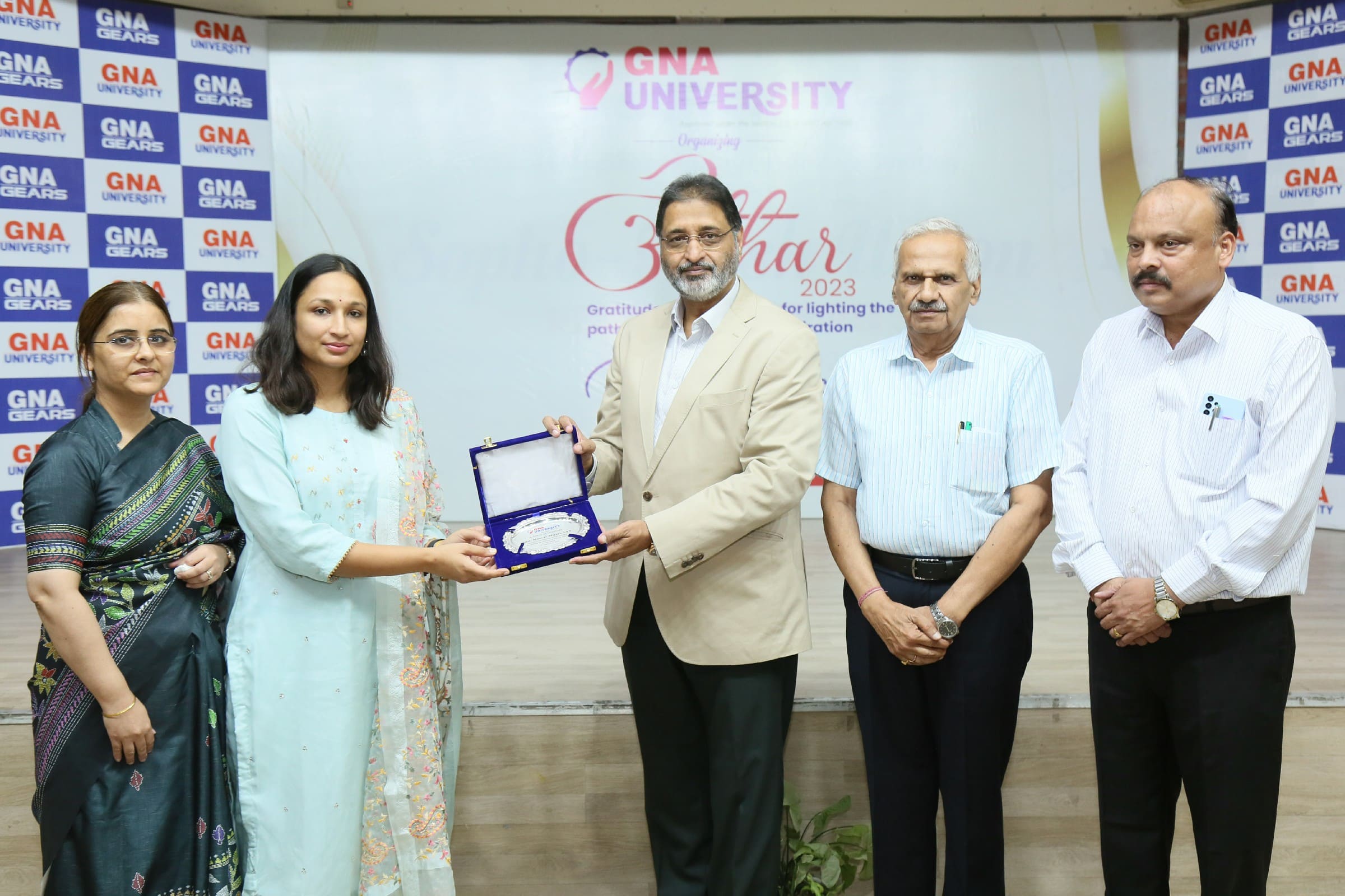 “Aabhaar Academic Excellence Award 2023 @ GNA University”