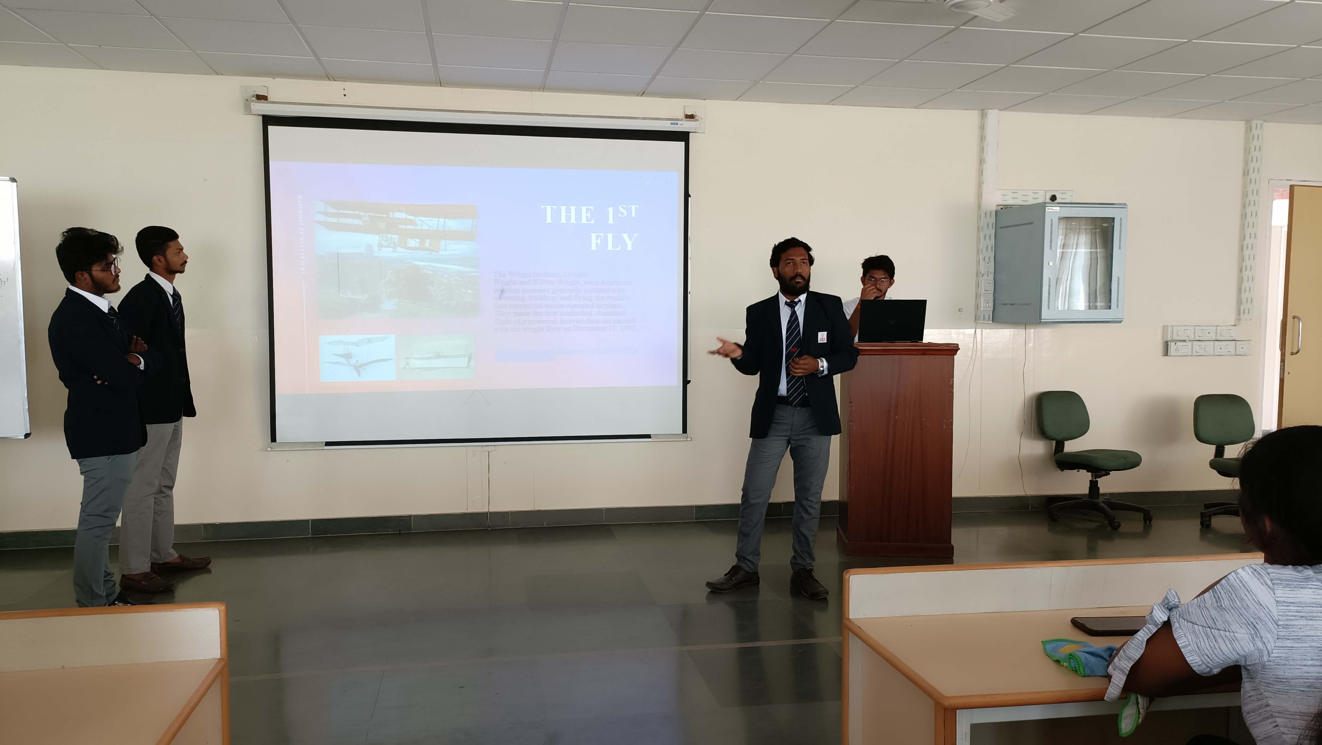 The department of Aerospace Engineering organized a seminar on “Innovations in Supersonic Aircraft”
