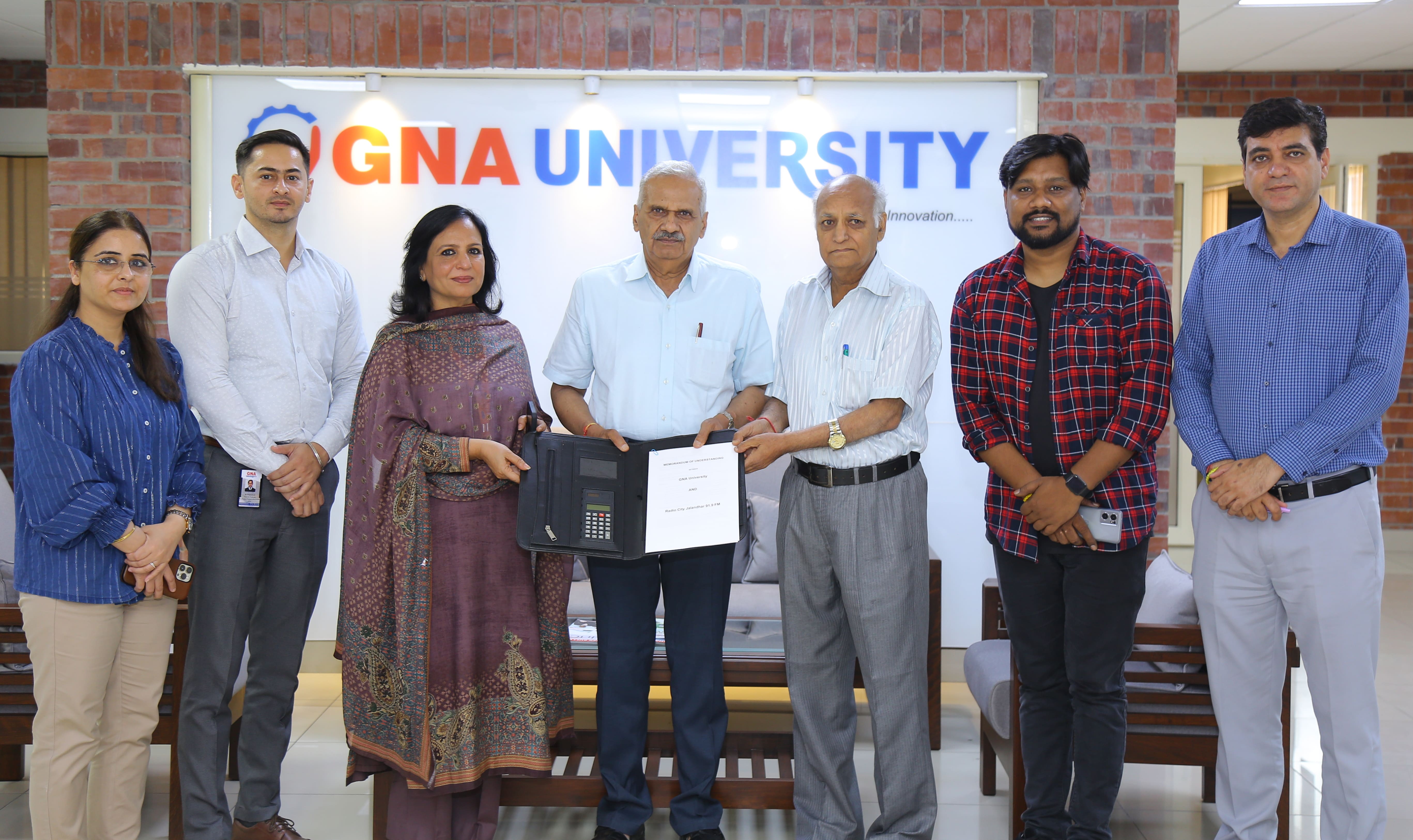MOU Understanding Signed Between GNA University and Radio City 91.9 FM